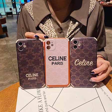 セリーヌ刺繍iPhone 12/12 pro max携帯ケース Celinei アイフォン ...