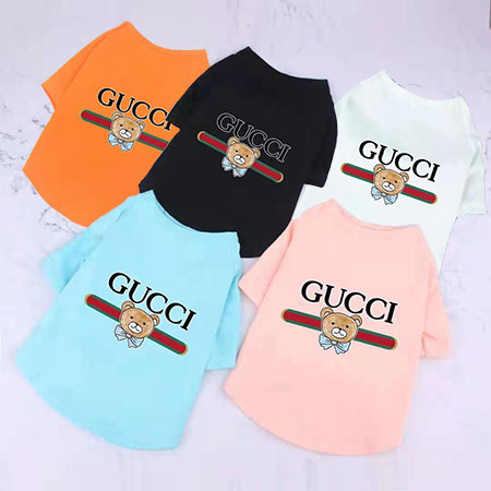 gucci ペット服 半袖 Tシャツ