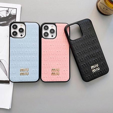 miumiu ミュウミュウ　iPhoneケース iPhone12mini専用BOXGカード本品タグ定価