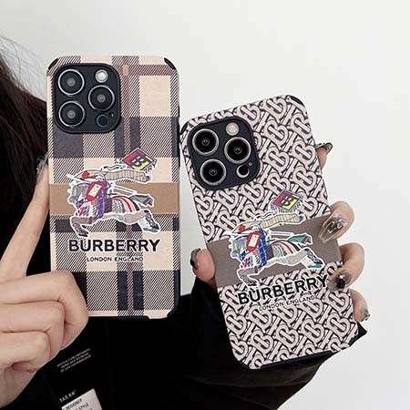 レトロ風 バーバリーiphone15pro max携帯ケース Burberry iPhone14保護