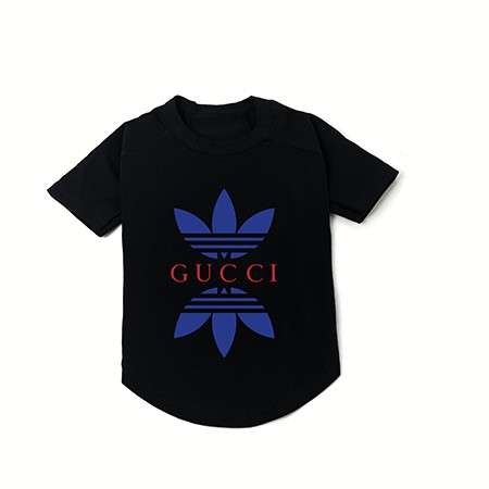 Gucci&Adidas ペット服 春夏 犬服 Tシャツ