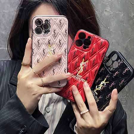 エンボスレザー 全面保護 YSL iphone16ケース