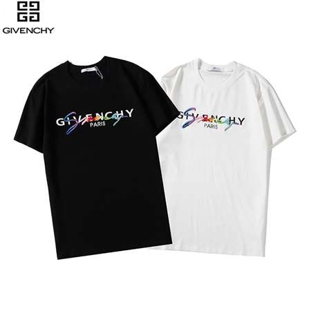 Givenchy 英字刺繍プリントコットン半袖