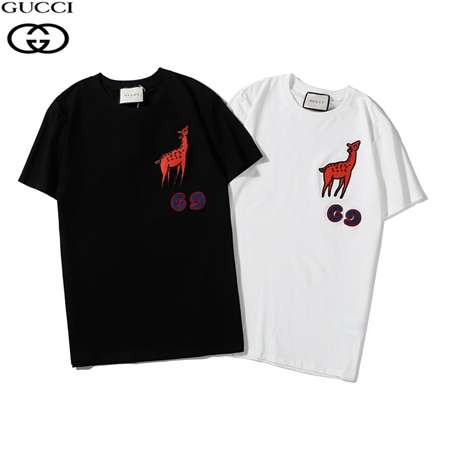 グッチ Tシャツ 丸襟 半袖