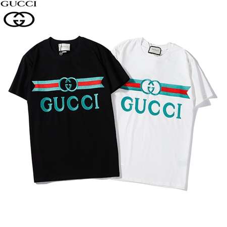 Gucci 半袖 英字ロゴ