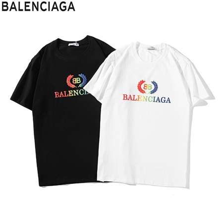 Balenciaga 穂カラフルロゴプリントTシャツ