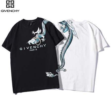 Givenchy ドラゴン英字プリントTシャツ