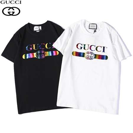 Gucci カラフルロゴプリント半袖