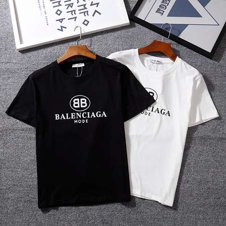 Balenciaga 英字ロゴプリントコットン半袖