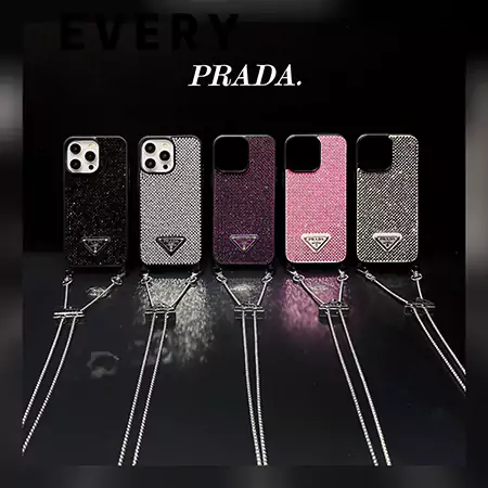 prada iphone15ショルダーケース