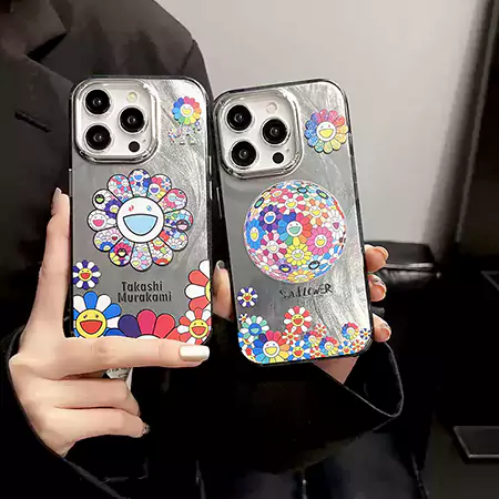 カイカイキキ iphone16/16plusスマホケース 村上隆 お花