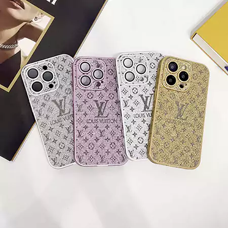 キラキラ vuitton iphone16promax/16proケース グリッター 韓国 練習生 おしゃれ ルイヴィトンアイフォン15plus/15proカバー 新作 送料無料 モノグラム LV IPHONE 14/13pro/12スマホケース 女子アナ人気