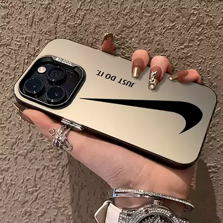 シンプル風 iphone 15pro スマホケース nike