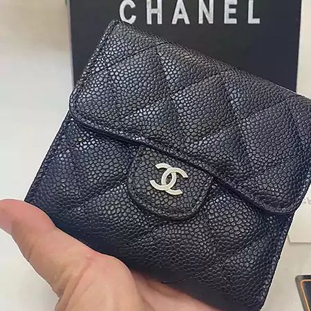 シャネルマトラッセ ミニ財布 三つ折り人気 MATELASSE ハイブランド 高品質 Chanel ココマーク ミニウォレット レデイースサイズ 海外販売