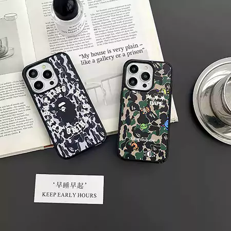 カモフラ柄iphone16ケース bape