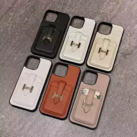 iphoneケース全機種対応 hermes iphone16pro/16plusスマホケース カード入れ