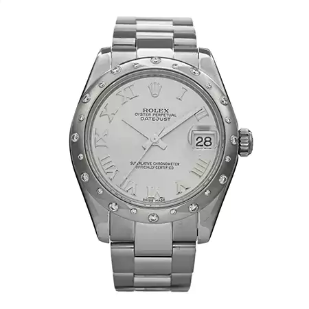 ロレックス ROLEX デイトジャスト31 178344 シルバー ローマ文字盤 ユニセックス 腕時計