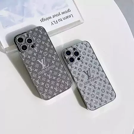 vuitton iphone16pro 16promaxカバー グリッター カメラレンズ保護