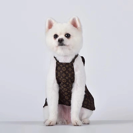 ルイヴィトン 犬服 ワンピース モノグラム かわいい