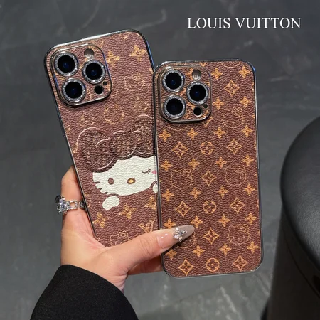 vuitton iphone16pro/16ケース レザー カメラ保護