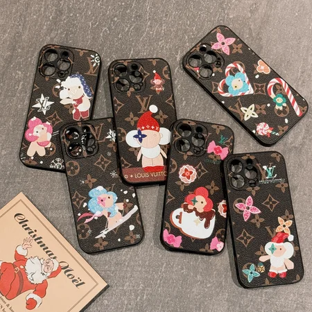 ルイヴィトンiphone16pro/16スマホケース 可愛い クリスマス キャラクター