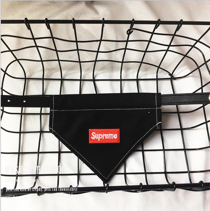 Supreme ペット用品スカーフ 付き首輪