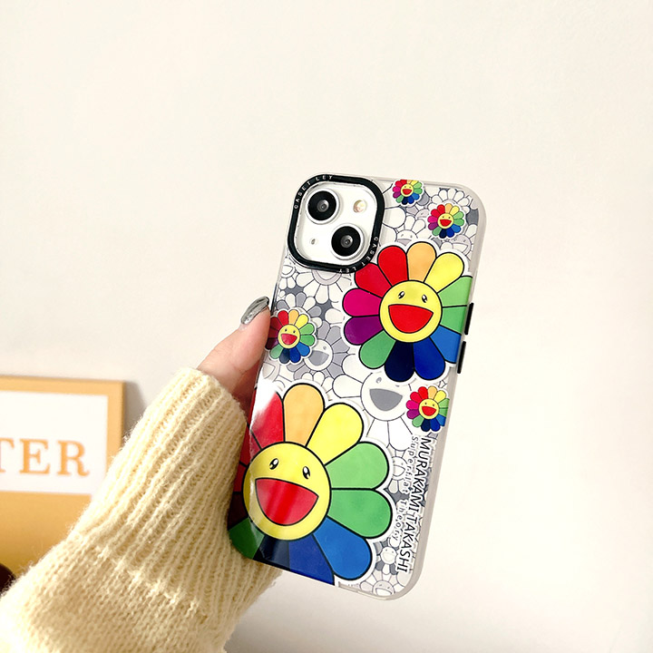 Murakami Sunflower カバー 綺麗 iphone14