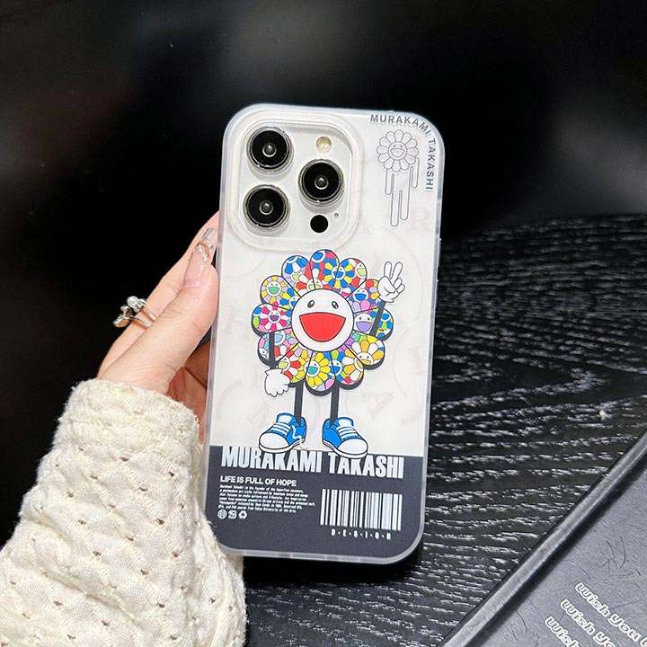 murakami sunflower カイカイキキ アイフォーン 14pro max携帯ケース