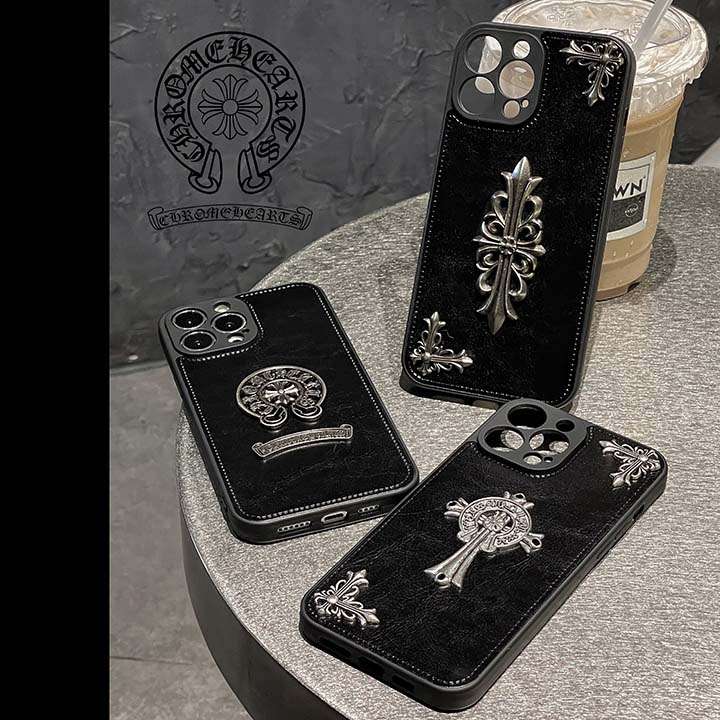 定番柄 chrome hearts iphone16 proケース