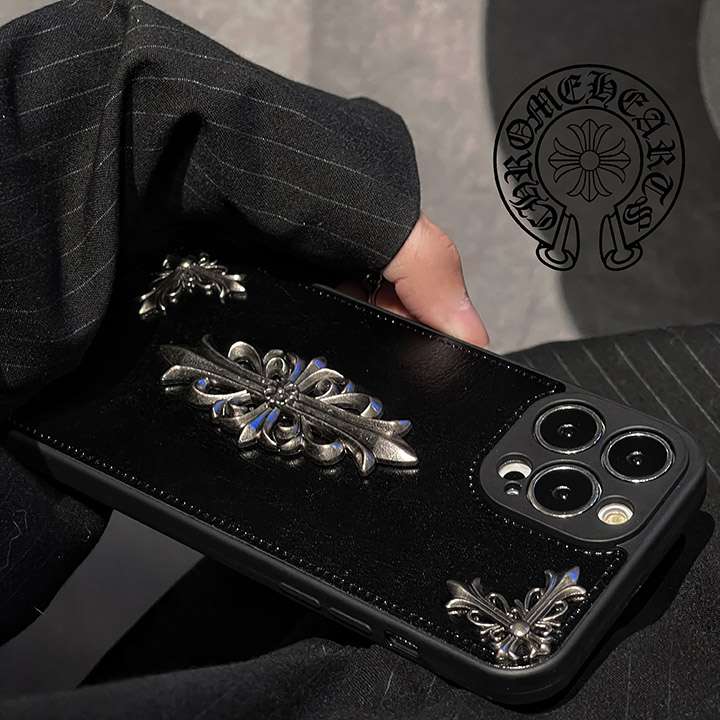 定番柄 chrome hearts iphone16 proケース