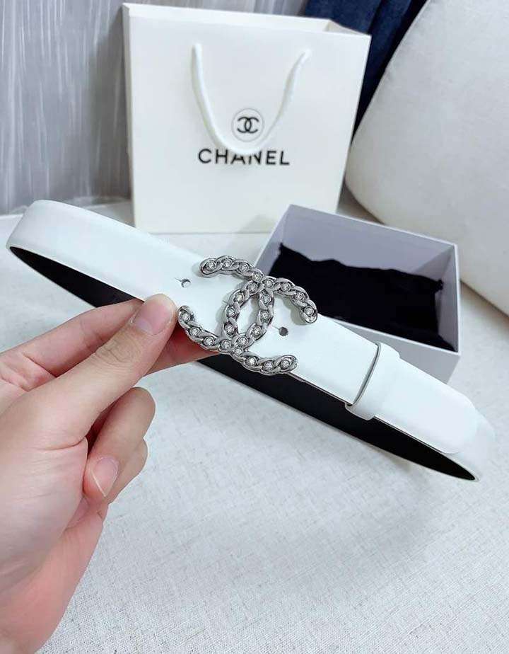 Chanel ベルトホワイト