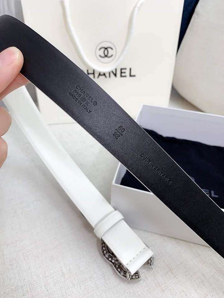 Chanel ベルトホワイト