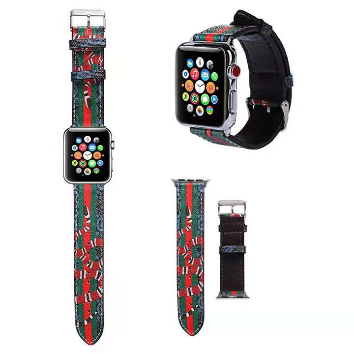 gucci apple watch 10 レザーベルト