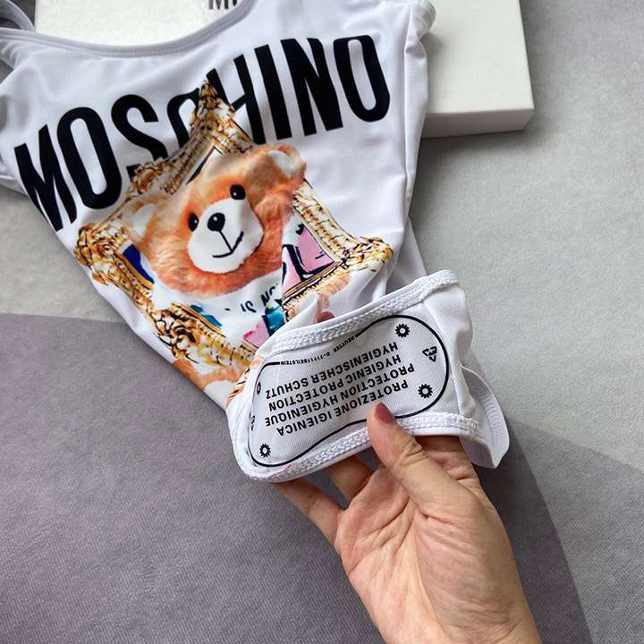 moschino ワンピース水着 ホワイト