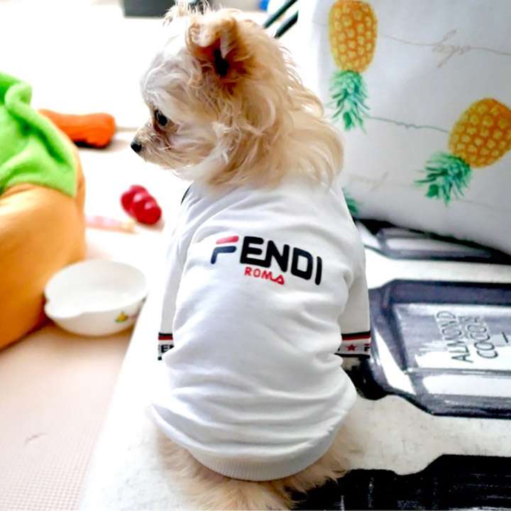 Fendi 犬Tシャツ ブラック