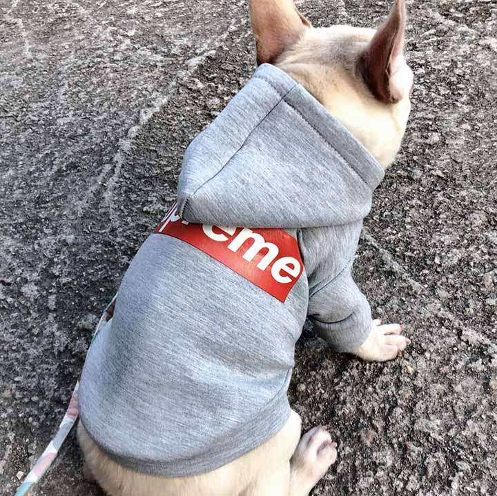 Supreme 犬の服 パーカー