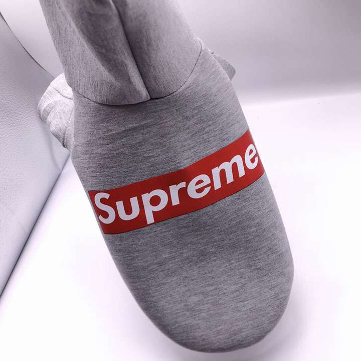 小型犬 パーカー Supreme