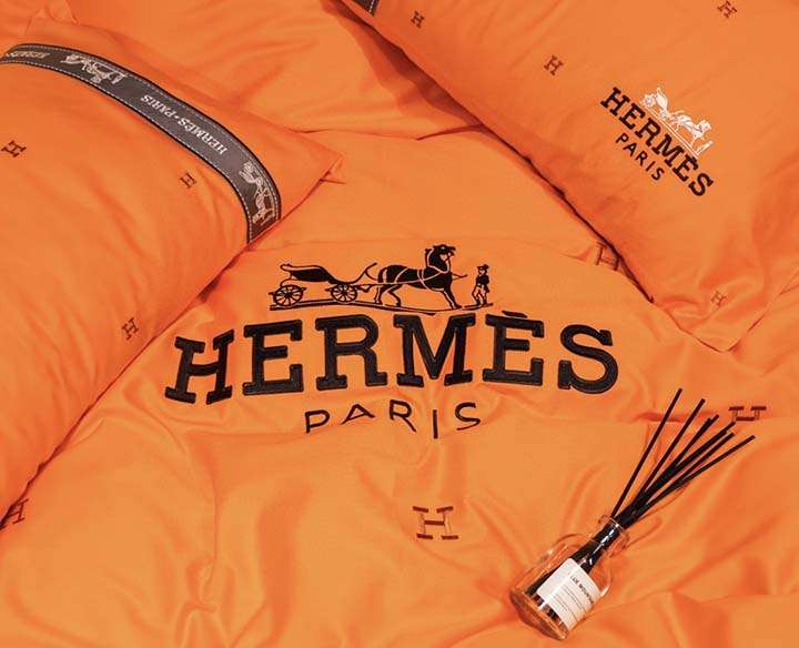 布団カバーセット 60支綿柔らかい HERMES