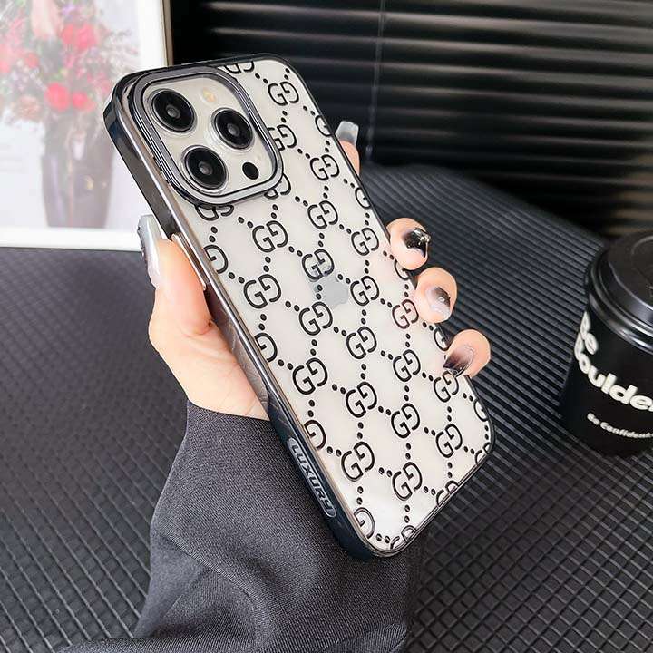 gucci iphone15ケース透明