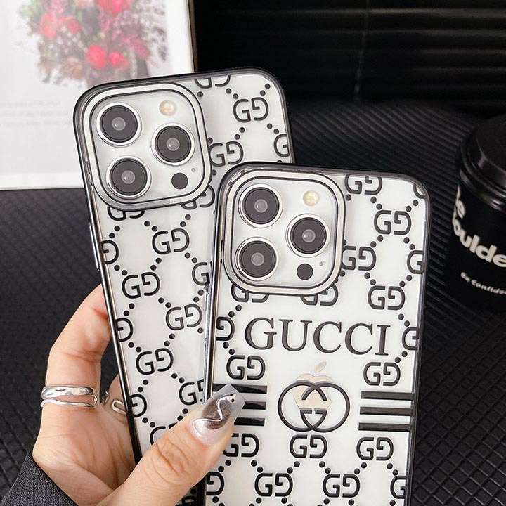 gucci iphone15ケース透明