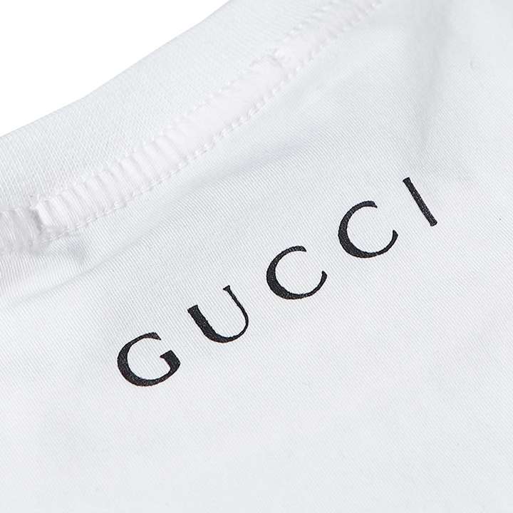 Gucci 刺繍ロゴ Tシャツ