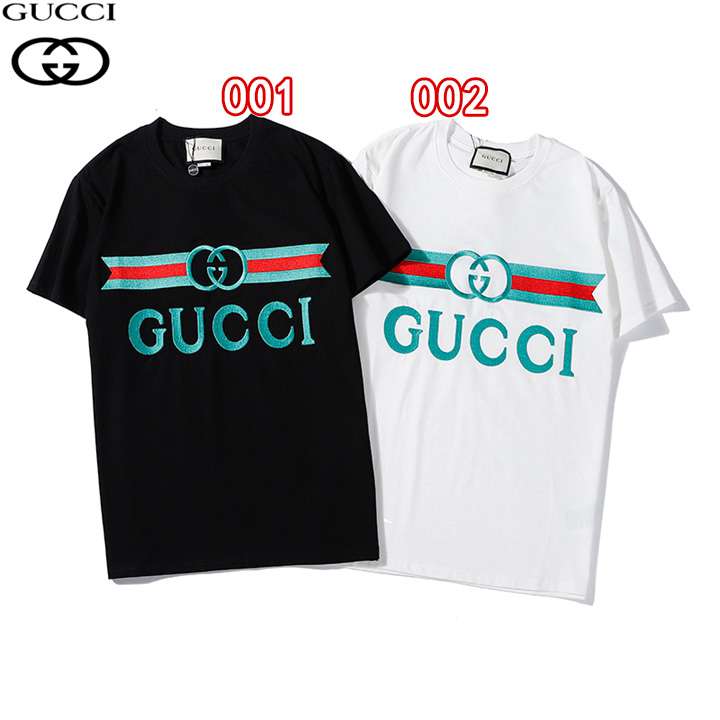 Gucci 半袖 英字ロゴ