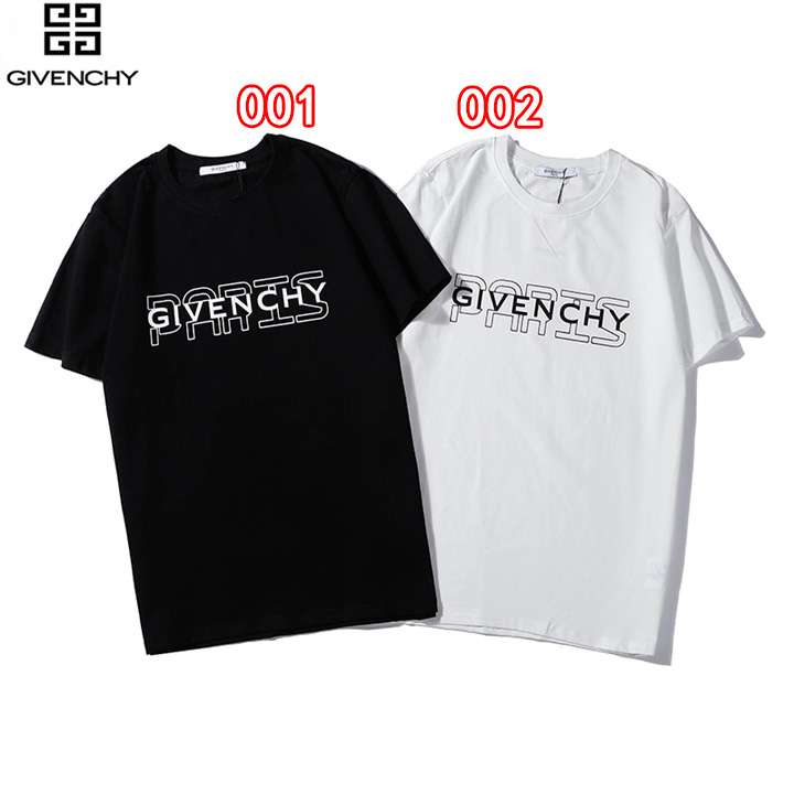 Givenchy 定番的 英字ロゴプリント 丸襟半袖