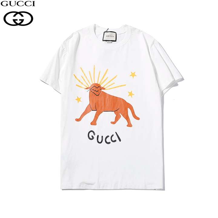 gucci 丸襟 綿100% 半袖