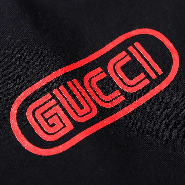 gucci ブラック Tシャツ ホワイト