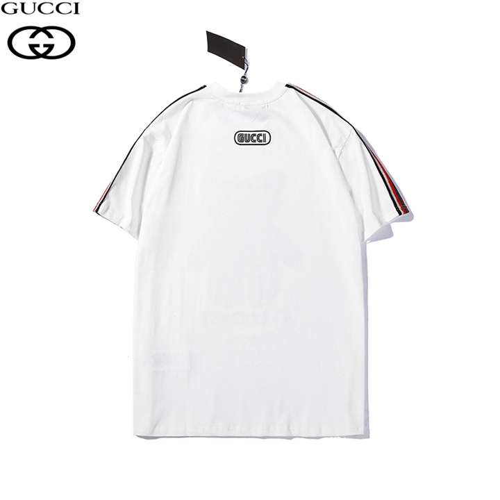 gucci ブラック Tシャツ ホワイト