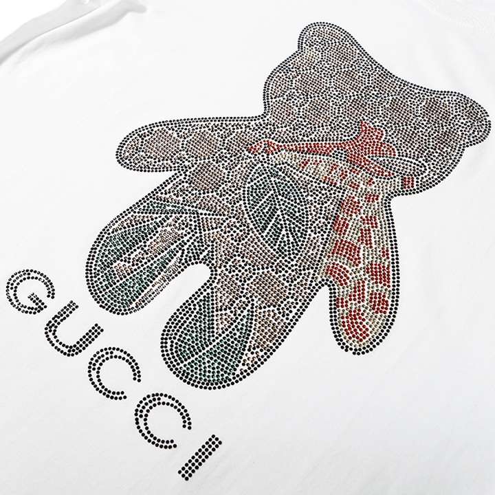 gucci ブラック Tシャツ ホワイト