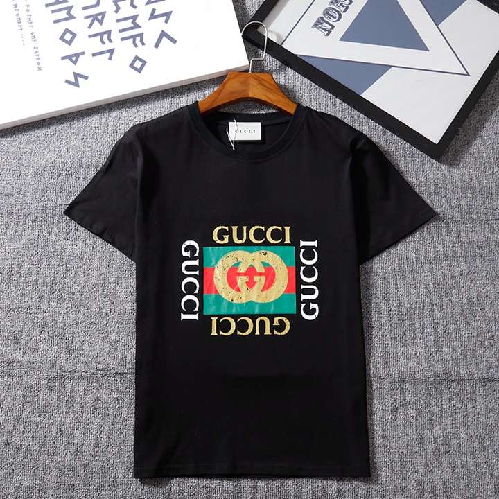 Gucci 丸襟 夏服 定番プリント