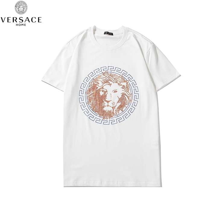 高級中東輸入ラインストーン付き 服 カットソー versace