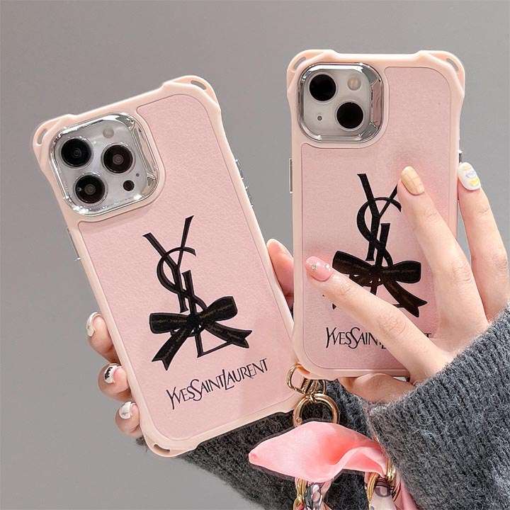 YSL ピンクカラー iphone 16 ケース